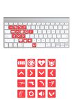1,5 X 1,5 Cm Valorant Sage Klavye Sticker Set Klavye Etiketi