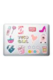 Vsco Girl Dekoratif Laptop Notebook Tablet Telefon Sticker Set 011