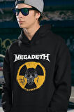 Megadeth Baskılı Unisex Oversize Rock Metal Müzik Grubu Hoodie