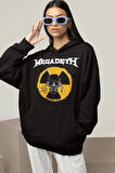 Megadeth Baskılı Unisex Oversize Rock Metal Müzik Grubu Hoodie