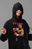 Mike Tyson Baskılı Unisex Oversize Efsane Boksör Hoodie