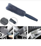 Point Profesyonel Mikrofiber Jant Temizleme Süngeri Fırçası Bezi Saplı Model