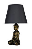 qdec Modern Dizayn Buda Abajur Gold-Gri
