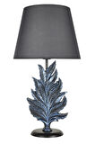 qdec Modern Dizayn Yaprak Abajur Cobalt Gri