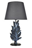 qdec Modern Dizayn Yaprak Abajur Cobalt Gri