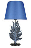 qdec Modern Dizayn Yaprak Abajur Cobalt Mavi