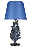 qdec Modern Dizayn Yaprak Abajur Cobalt Mavi