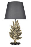 qdec Modern Dizayn Yaprak Abajur Gold Gri