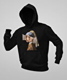 Billie Eilish Baskılı Unisex Hoodie, Oversize Şarkıcı Sweatshirt