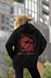 Mortal Kombat Yazılı Unisex Oversize Anime Karakter Hoodie