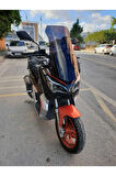QJ ATR 125 Siperlik Ön Cam 2023 2024 Model 65cm Siyah Renkli 4mm ORTA BOYLU CAM