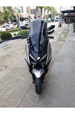MOTOCAM QJ Fort 350 Siperlik Ön Cam 2023-2025 Model 74cm Siyah Renkli 4mm UZUN CAM