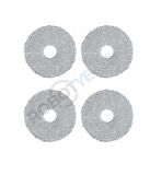 Roborock Q Revo Uyumlu 4 Adet Mikrofiber Mop Bez