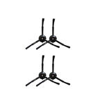 Roborock Q Revo Master Siyah Uyumlu Yedek Yan Fırça-4 Adet