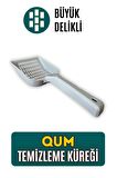 pawdaz Qum Küreği - Büyük delikli büyük kum küreği ( İri taneli kedi kumları için)