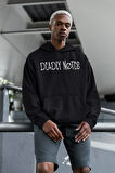 Deadly Notes Baskılı Unisex Oversize Anime Dizi Death Note Hoodie