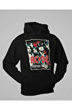 AC DC Highway To Hell Baskılı Unisex Oversize Rock Metal Hoodie
