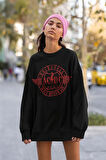 Rock & Roll AC DC Yazılı Unisex Oversize Will Never Die Sweatshirt