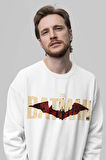 The Batman Dc Karakter Baskılı Unisex Oversize Kahraman Sweatshirt
