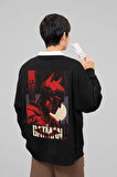 The Batman Dc Karakter Baskılı Unisex Oversize Kahraman Sweatshirt