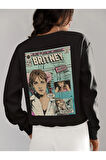 Britney Spears Baskılı Unisex Oversize Şarkıcı Sweatshirt