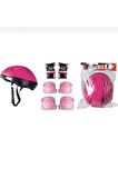 Çocuk Paten Koruyucu Set Kask Dizlik Dirseklik Koruyucu Set Çocuk Paten Kaykay Scooter Bisiklet