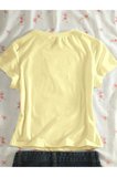 Baby Tee Kemer Boy Cute Rabbit Baskılı Crop Bluz