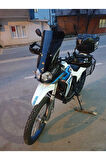 Voge Rally 300 Siperlik Ön Cam 2022 2024 Model 51cm Siyah Renkli 4mm