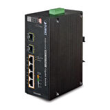 Endüstriyel Tip Yönetilemeyen PoE+ Switch (Industrial Unmanaged PoE+ Switch)&lt;br&gt;
4-Port 10/100/1000Base-TX IEEE 802.3at/af PoE+ Injector (Port başına 30.8 watt) (PoE Güç Bütçesi maks. 120 watt)&