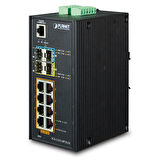 Endüstriyel Tip Yönetilebilir Ethernet Switch (Industrial Managed Ethernet Switch)&lt;br&gt;
Basic L3&lt;br&gt;
8-Port 10/100/1000Base-T RJ45 with IEEE 802.3at/af PoE+ Injector (Port başına 30.8 watt)