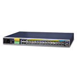 Endüstriyel Tip Yönetilebilir Ethernet Switch (Industrial Managed Ethernet Switch)&lt;br&gt;
L3&lt;br&gt;
14-Port 100/1G SFP (4 adet TP+ Paylaşımlı)&lt;br&gt;
10-Port 1G/2.5G SFP+&lt;br&gt; 
4-Port 10