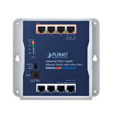 Endüstriyel Duvar Tip Yönetilemeyen PoE+ Switch (Industrial Unmanaged Wall-mounted PoE+ Switch)&lt;br&gt;
8-Port 10/100/1000BASE-T &lt;br&gt;
4-port IEEE 802.3at PoE+ Injector (Port-1 ila Port-4 arası