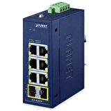 Compact Industrial 6-Port 10/100/1000T + 2-Port 100/1000X SFP Ethernet Switch
