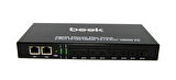 Beek Yönetilemeyen Gigabit Fiber Switch&lt;br&gt;
8 x 1000Base-X SFP yuva&lt;br&gt;
2 x 10/100/1000Mbps port&lt;br&gt;
Fansız&lt;br&gt;
Beek 8 port 1000M SFP Fiber Ethernet Switch with 2G Port
