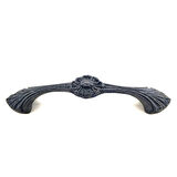 Antika Tarz Dekoratif Pirinç Göz Mobilya Kulbu - 21x127 mm, Oksit