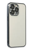 Iphone 13 Pro Max Uyumlu Lens Korumalı Kenarlar Renkli Şeffaf Kılıf