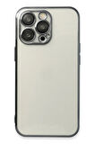 Iphone 13 Pro Max Uyumlu Lens Korumalı Kenarlar Renkli Şeffaf Kılıf