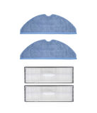 Roborock G10 Uyumlu Yedek Mop ve Hepa Filtre-4 Parça