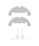 Dreame Bot D10 Plus Uyumlu Yedek Mop ve Yan Fırça-4 Parça