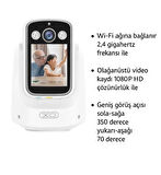 Hd Akıllı Kamera Wi-Fi Destekli, Görüntülü Konuşma Destekli , Gece Görüşü, Insan Takibi CR08