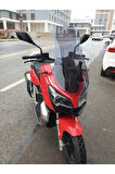 RKS Reale 125 Siperlik Ön Cam 2023 2024 Model 65cm Açıkfüme Renkli 4mm ORTA BOYLU Cam
