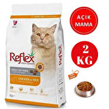 Reflex Tavuklu Açık Yetişkin Kedi Maması 2 Kg