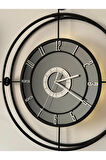 Lavinya Exclusive Time - Pilli Led- (50x85) - Modern Metal (mobilya) Duvar Saati