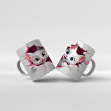 Baskılı Kupa Bardak Sevimli Kedi - 1