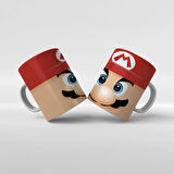 Baskılı Kupa Bardak Nostaljik Oyun Kahramanı Süper Mario - 1