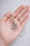 Naruto Konoha Yaprak Desenli Anime Kolye –  Unisex Yetişkin Kolye