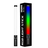 Şarjlı 1 Ad Fotoğrafçılık Işık Çubuğu Rgb Aydınlatma Ledi Canlı Video Çekim Ve Arka Plan Işığı 2+1 Mt Tripodlu