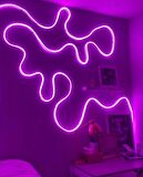 Neon Rgb Led - Sese Müziğe Duyarlı Kumandalı -çok Renkli - 2,5 Metre -