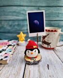 Sevimli Kawaii Penguen Not Tutucu Fotoğraf Tutucu Masaüstü Ofis Hediyesi