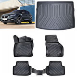 Rizline Seat Leon 2020 ve Sonrası e-Hyrbrid 3D Paspas ve Bagaj Havuzu Set